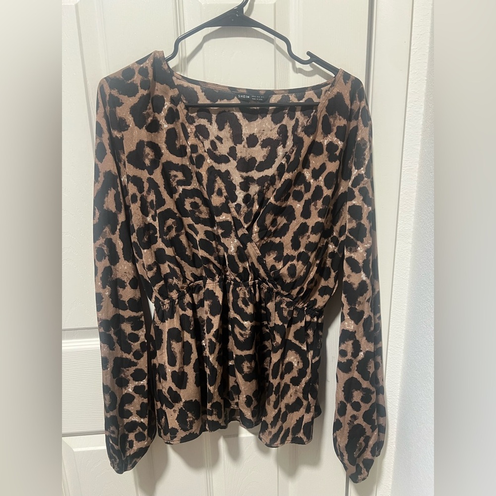 Animal Print Blouse